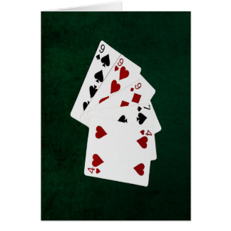 Three of a kind three card poker