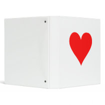 Poker heart binders