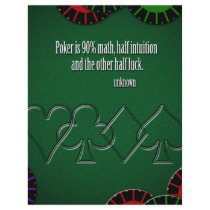 Poker is 90% Math Flyer