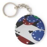 Poker Keychain