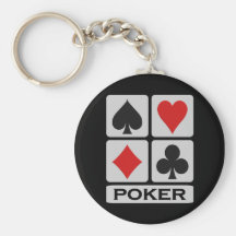 Poker keychain