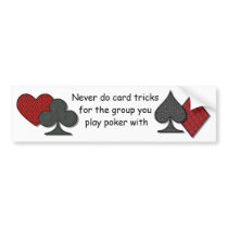 Poker Magic bumper stickers by SuanSKatra Poker Magic bumper stickers