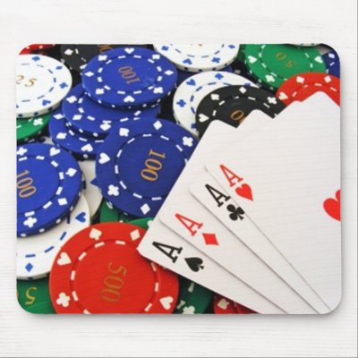 Poker mousepads