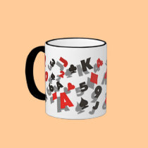 poker mug or stein