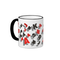 poker mug or stein