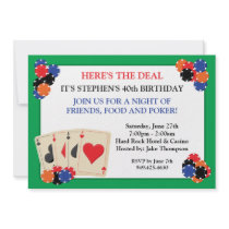 Poker Party Invitation