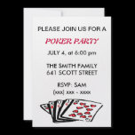 Poker Party Invitation invitations