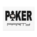 POKER PARTY Invitation Postcards! by vegasdusoleil POKER PARTY Invitation Postcards!