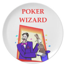 poker party plate