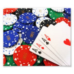 Poker Photographic Print