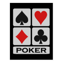 Poker postcard