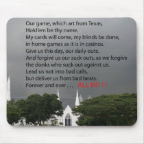 poker prayer mousepads