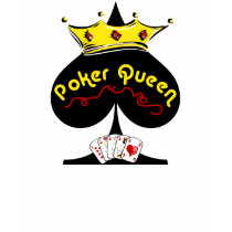 Poker Queen T-Shirt by bizarretees Poker Queen T-Shirt