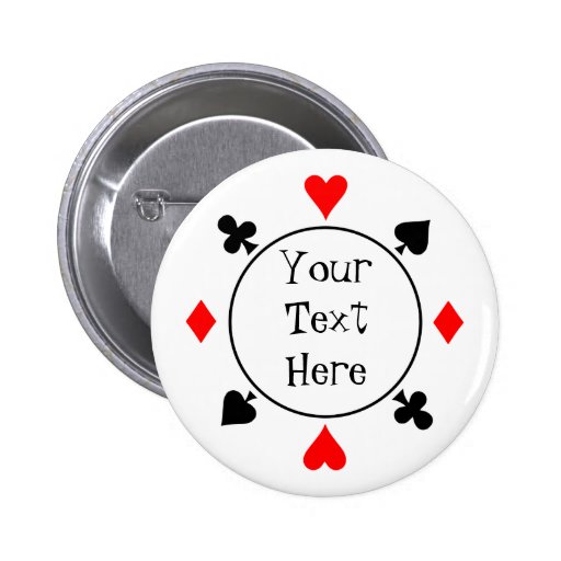 Custom poker buttons