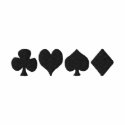 Poker shirt embroidered shirts