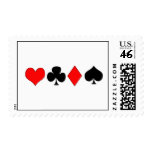 Poker Suits Postage Stamp