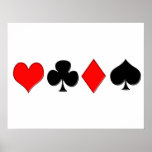 Poker Suits Poster posters