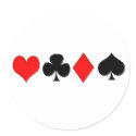 Poker Suits Sticker by thehatch Poker Suits Sticker