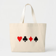 Poker Tote Bags