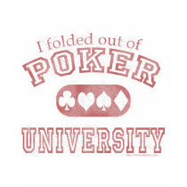 Poker University Old School t-shirts
