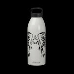 Poker water bottle with Ace Angel wings water bottles