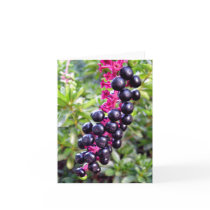 Pokeweed Note Card