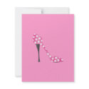 Poky Dot High Heel invitation