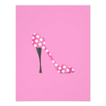 Poky Dot High Heel Invitations
