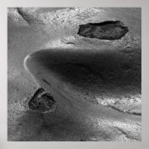 Polaco glacial, piedra curvada, Yosemite Poster