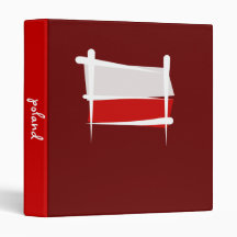 Poland Brush Flag Binder