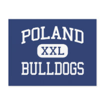 Poland Bulldogs Middle School Poland Ohio postcards