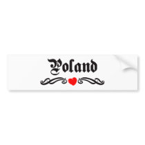 Poland Bumper Stickers