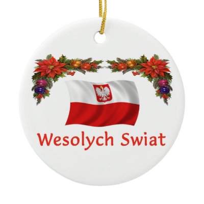 Poland Christmas Christmas Tree Ornament