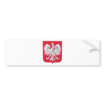 Poland coat of arms bumper stickers
