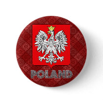 Poland Coat of Arms Pinback Button