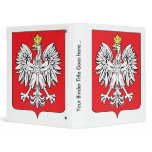 Poland Coat of Arms detail binders