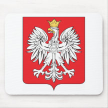 Poland Coat Of Arms Mouse Pads