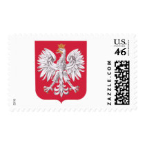 Poland coat of arms postage