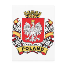 Poland Crest postcards