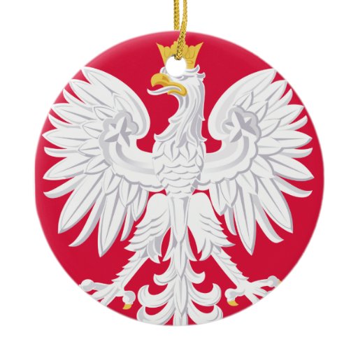 poland eagle christmas ornament zazzle poland eagle christmas ornament zazzle