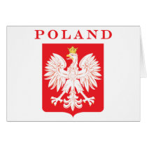 Poland Eagle Red Shield cards