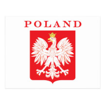 Poland Eagle Red Shield Post Cards