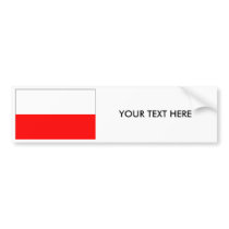 Poland FLAG Bumper Sticker bumper stickers