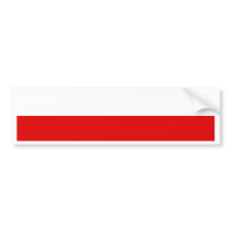 Poland Flag bumper stickers