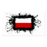Poland Flag Business Card Template