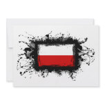 Poland Flag Personalized Announcements
