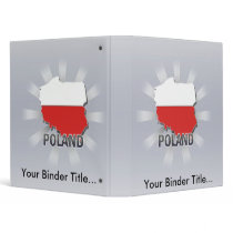 Poland Flag Map 2.0 Binders