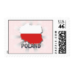 Poland Flag Map 2.0 postage