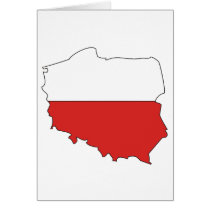Poland flag map cards by FlagStore Poland flag map cards
