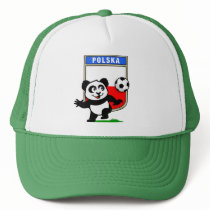 Poland Football Panda hats by cuteunion Poland Football Panda hats